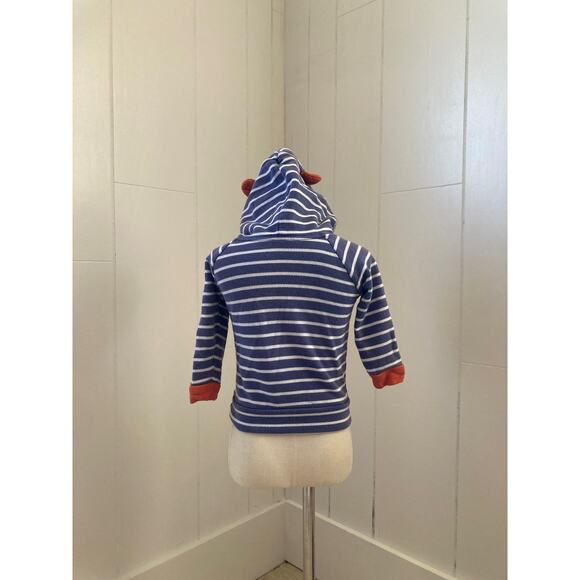 Purl Lamb The Hoody Company Striped Pullover Hoodie, Size 12-18M - Picture 3 of 6